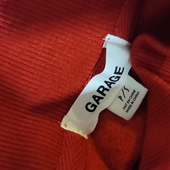 *FREE with purchase* NWOT GARAGE Mock Neck Lightweight Sweatshirt - Picture 5 of 6